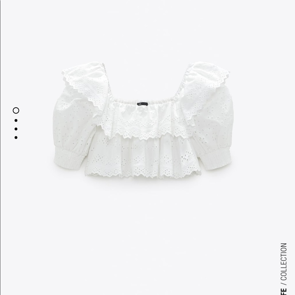 2left🔥🔥Zara embroidery top bloggers favorite - Picture 11 of 16